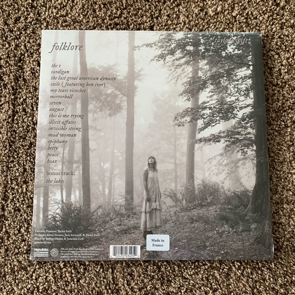 Taylor Swift | Accessories | New Taylor Swift Folklore Colored Vinyl | Poshmark